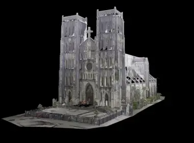 Quét Laser Scan 3D Nhà Thờ Lớn Hà Nội – Lưu giữ số liệu bảo tồn di tích