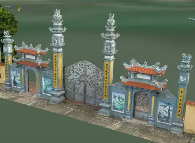 Số hóa di tích trước khi di dời bằng Laser Scan 3D: quét 3D di tích