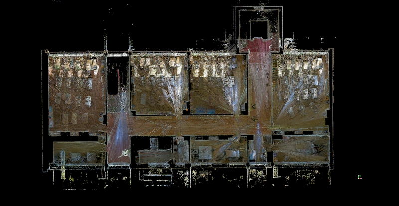 Hiện trạng được máy Laser Scan 3D ghi nhận