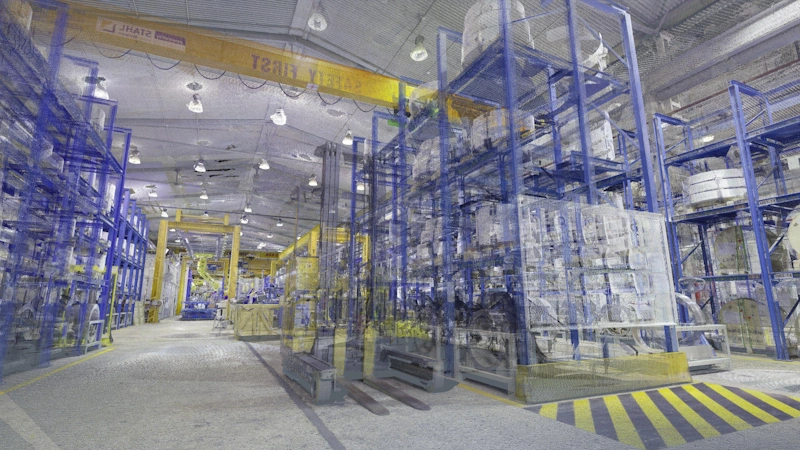 Scan To BIM Hiện trạng Nhà Máy với mức độ chi tiết cao