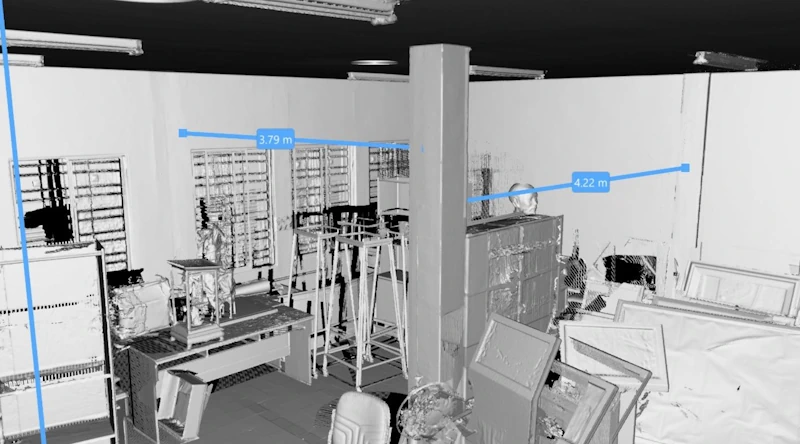 Kiểm tra so sánh thực tế và kết quả Point cloud rất chính xác