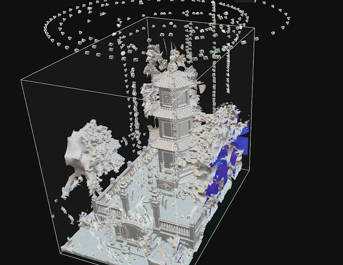 Mô hình Mesh dựng từ Point Cloud