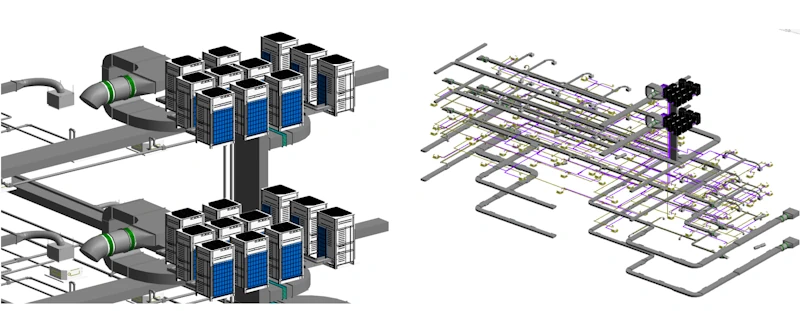 Hệ thống cơ điện ME được xây dựng từ dữ liệu Laser Scan