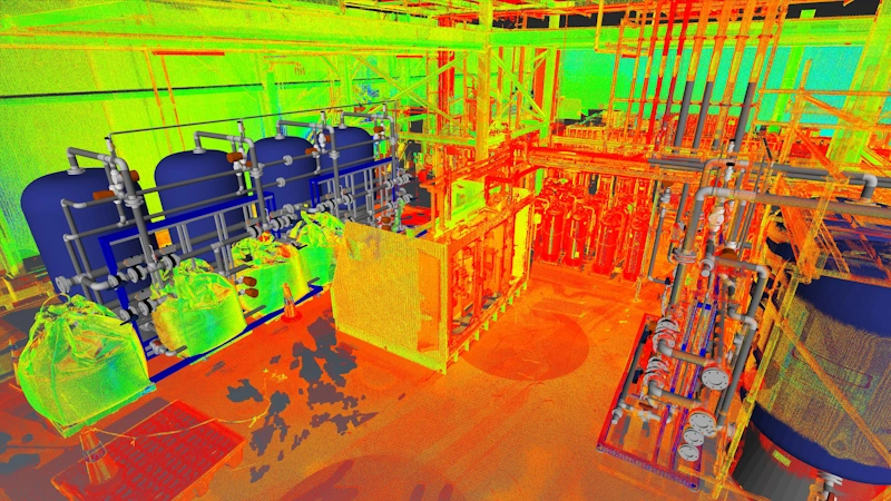 Mô hình BIM LOD 350 được xây dựng từ dữ liệu quét Laser Scan 3D công trình