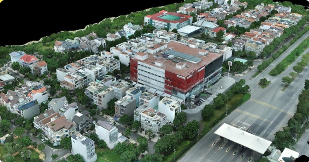 Mô hình 3D khu đô thị Quận 7, TPHCM