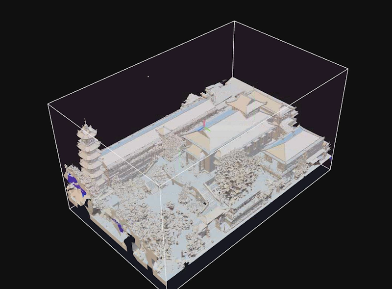 Mô hình 3D mesh xử lý từ Laser Scan