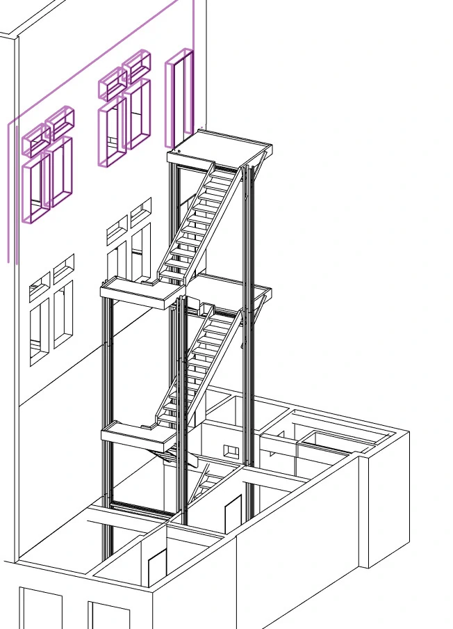 Mô hình 3D toà nhà phục vụ số hoá