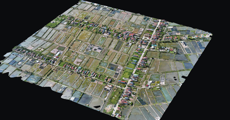 Mô hình 3D UAV cấp chi tiết trung bình