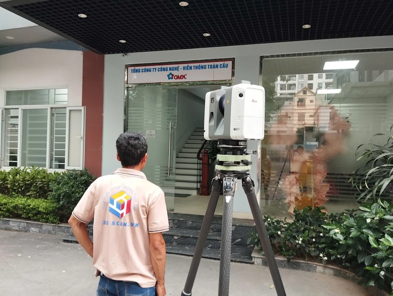 Laser Scan 3D xây dựng mô hình BIM tòa nhà GTEL, 103 Nguyễn Tuân, Hà Nội