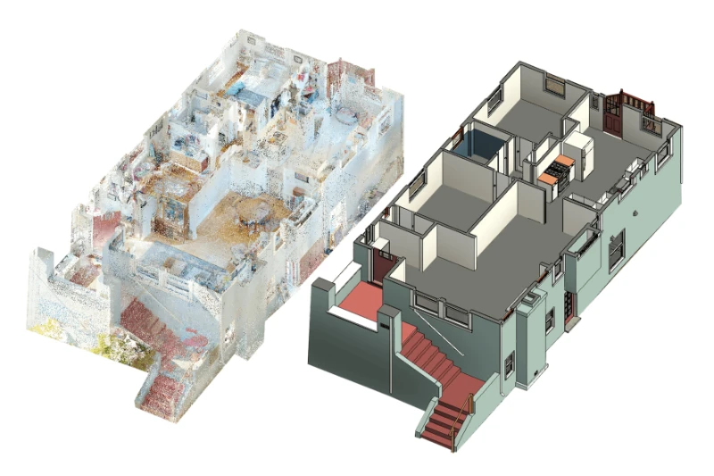 Mô hình Scan to BIM từ dữ liệu Laser Scan 3D