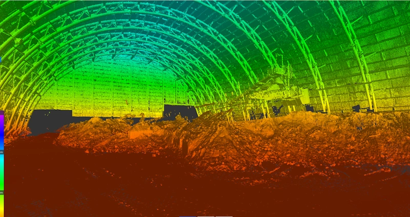 Dữ liệu Point Cloud sau Scan