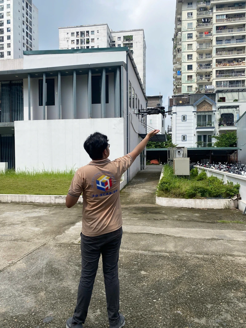 Sử dụng thiết bị bay không người lái Khảo sát 3D