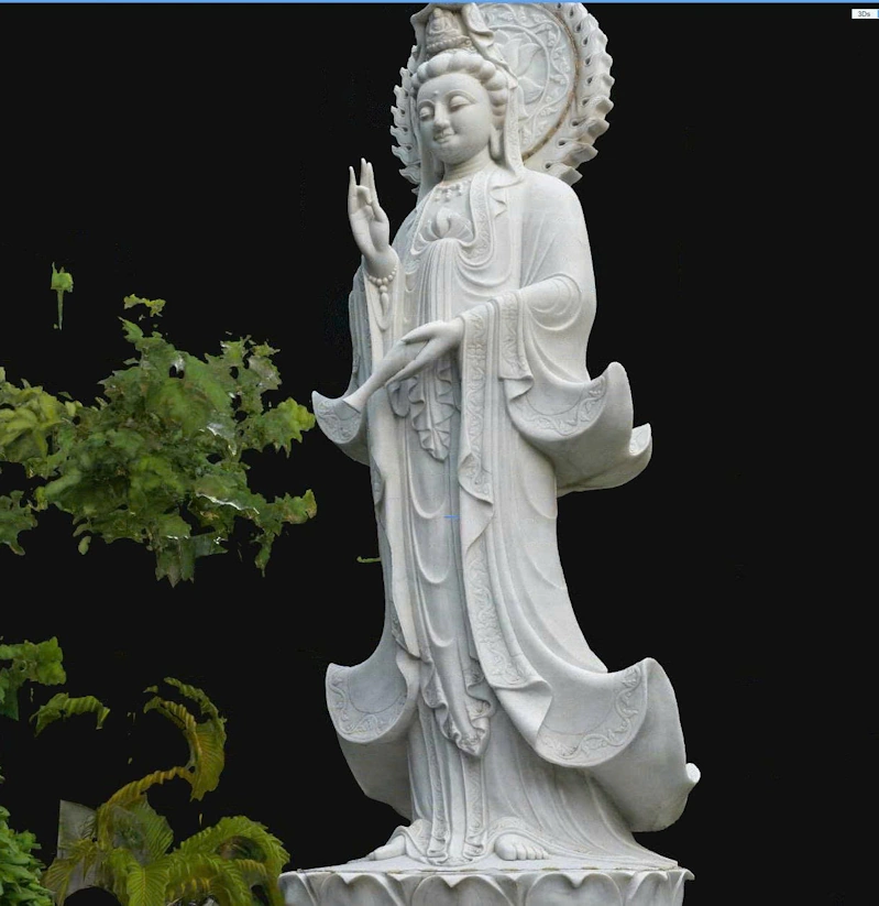 Tượng Phật bà Quan Âm sau mô hình
